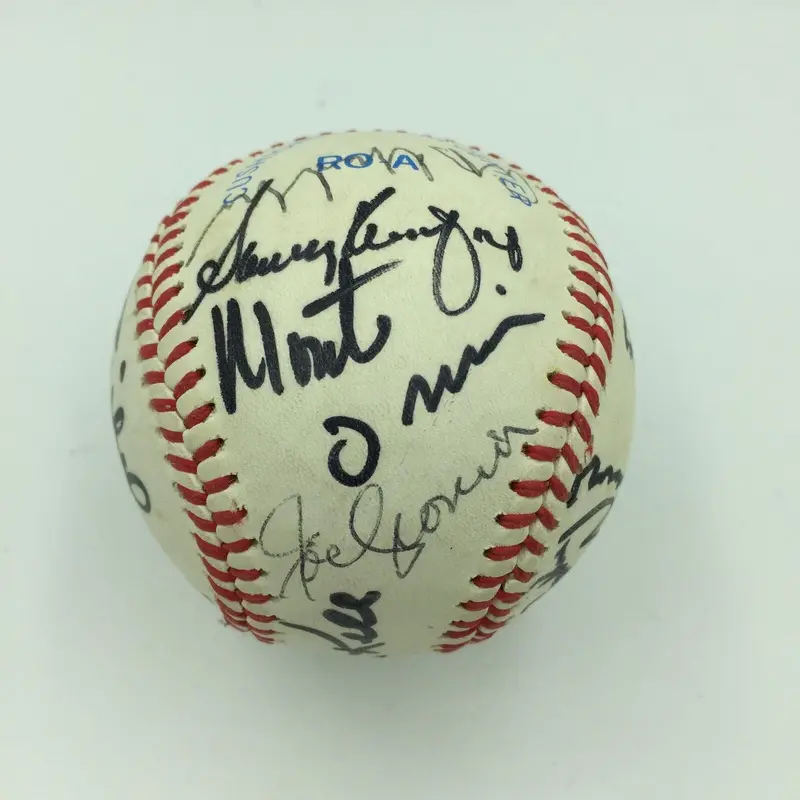 Sandy Koufax Joe Cronin Al Kaline Hall Of Fame Multi Signed AL Baseball 14 Sigs