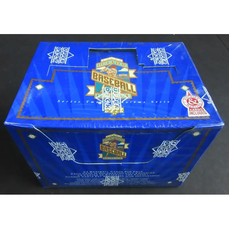 1993 Upper Deck Baseball Series 2 Jumbo Box (24/)