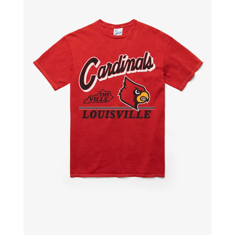LOUISVILLE CARDINALS FLY BY VINTAGE '47 TUBULAR TEE