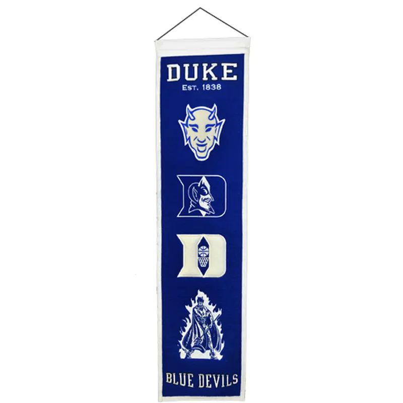 Duke Blue Devils Logo Evolution Heritage Banner