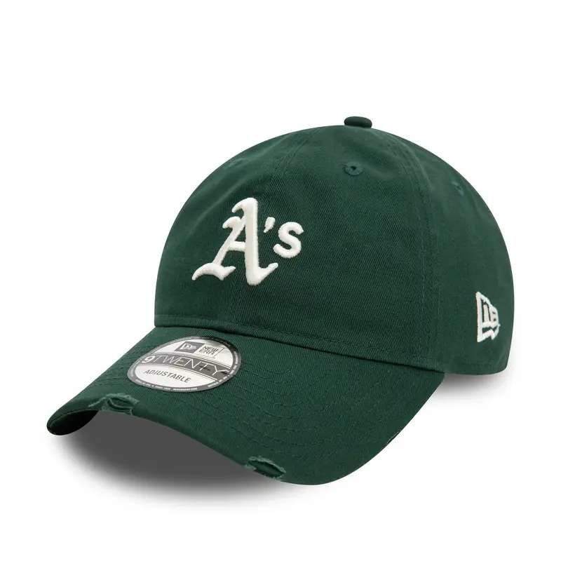 New Era - 9TWENTY - Distressed - Oakland Athletics - Dark Green
