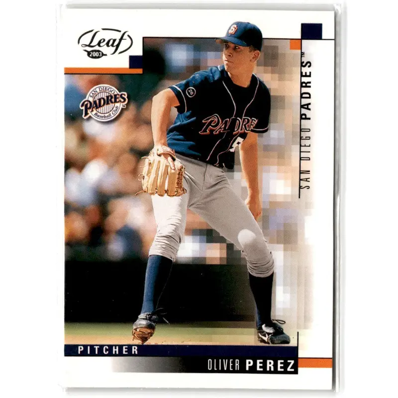 2003 Leaf Oliver Perez #230