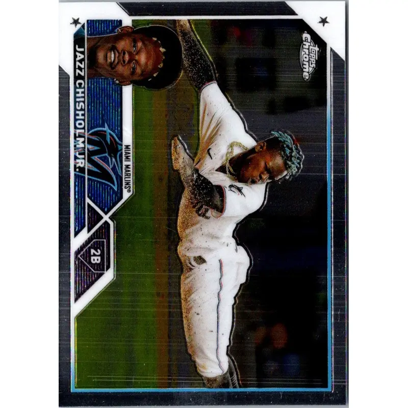 2023 Topps Chrome Jazz Chisholm Jr. #218