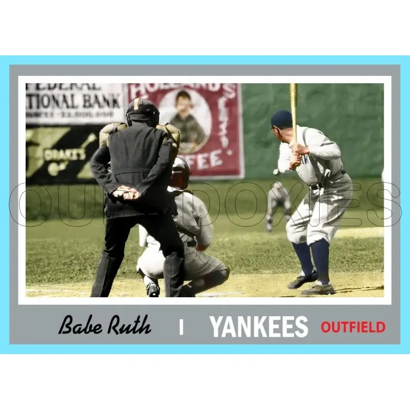 Babe Ruth 1970 Topps Custom Card - 4572