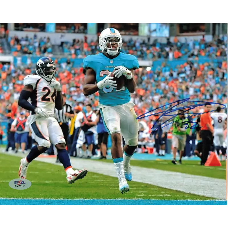 RAHEEM MOSTERT signed 8x10 photo PSA/DNA Miami Dolphins Autographed