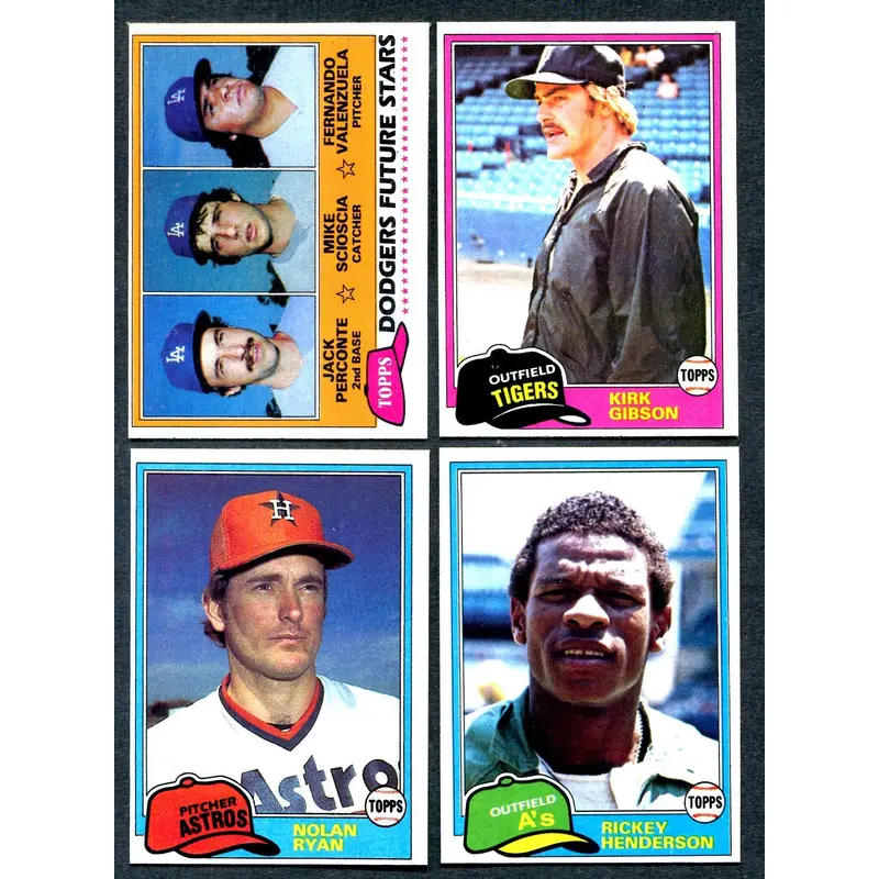 1981 Topps Baseball Complete Set EX EX/MT (726) (24-503)