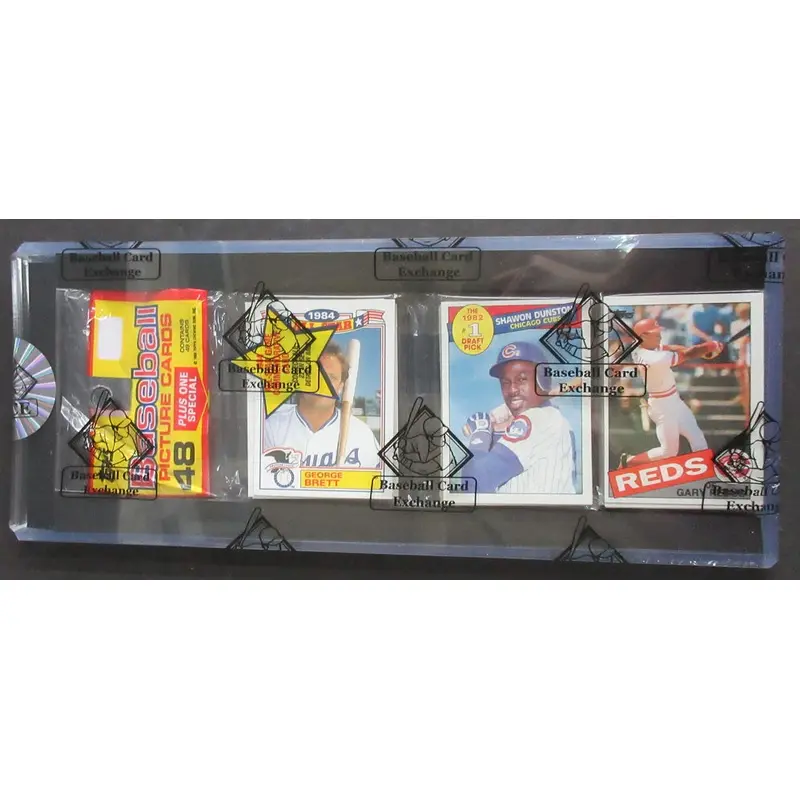 1985 Topps Baseball Unopened Rack Pack (Puckett Back) (BBCE)
