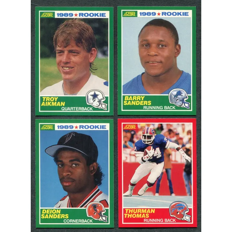 1989 Score Football Complete Set NM/MT (330) (23-271)