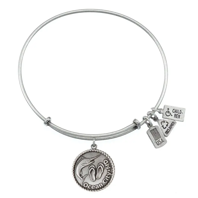 Ocean City MD Charm Bangle