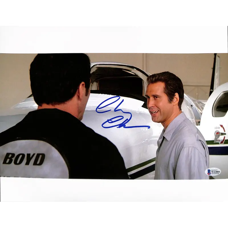 Chevy Chase Fletch Authentic Signed 11x14 Photo BAS Witnessed #W43806