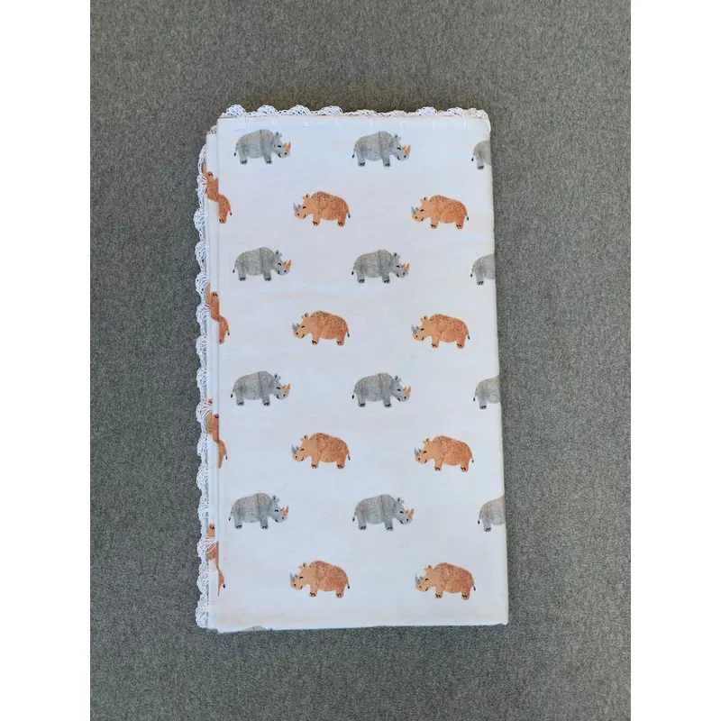 Handmade Reversible double sided Baby Blanket