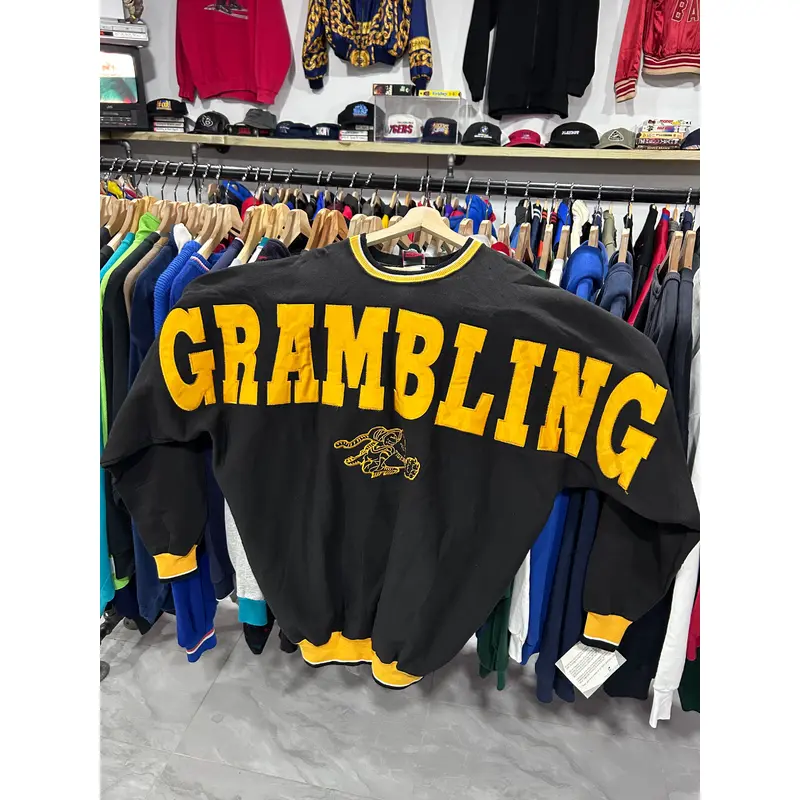 Vintage Grambling Tigers All Over Spellout Legends Athletics Sweater Size 2XL