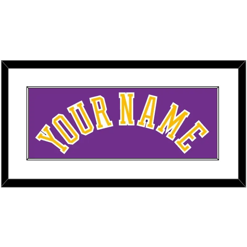 Los Angeles Name - Road Purple (1978-1997) - Single Mat 1
