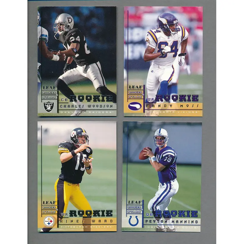 1998 Leaf Rookies & Stars Football Complete Set (300) NM/MT MT