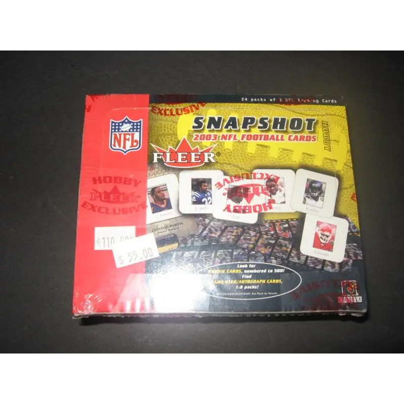 2003 Fleer Snapshot Football Box (Hobby)