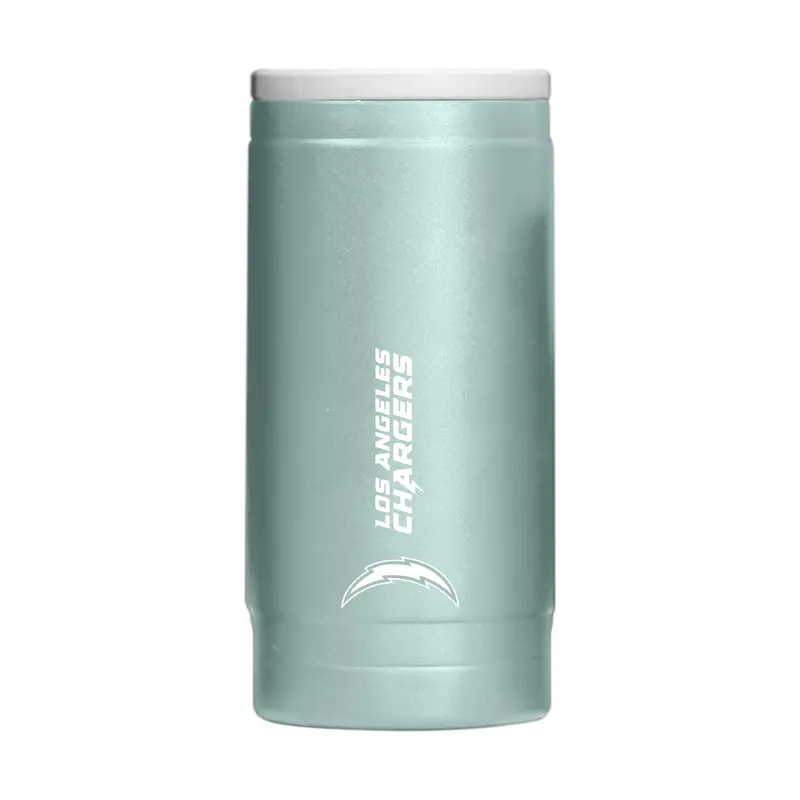 LA Chargers  Vertical Powder Coat Slim Can Coolie