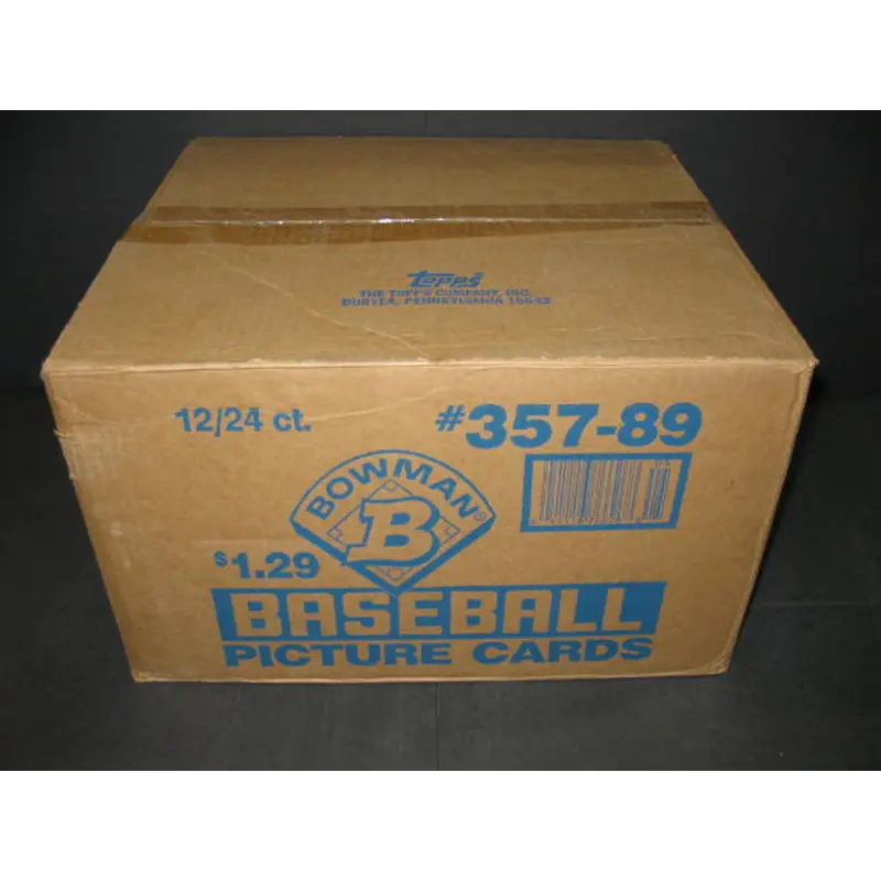 1989 Bowman Baseball Jumbo Case (12 Box)