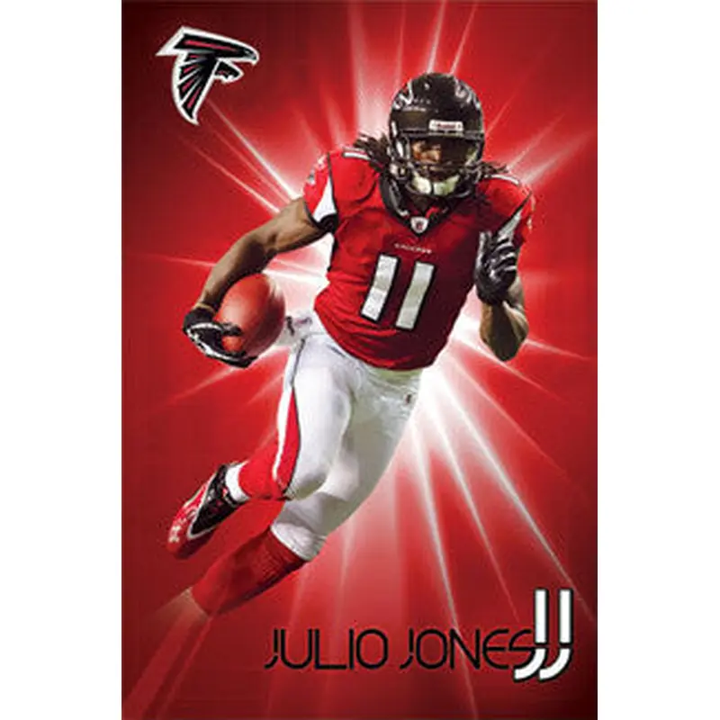 Julio Jones "Shining Star" Atlanta Falcons Poster - Costacos 2011