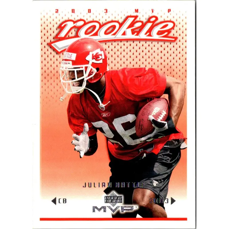 2003 Upper Deck MVP Julian Battle #436 Rookie