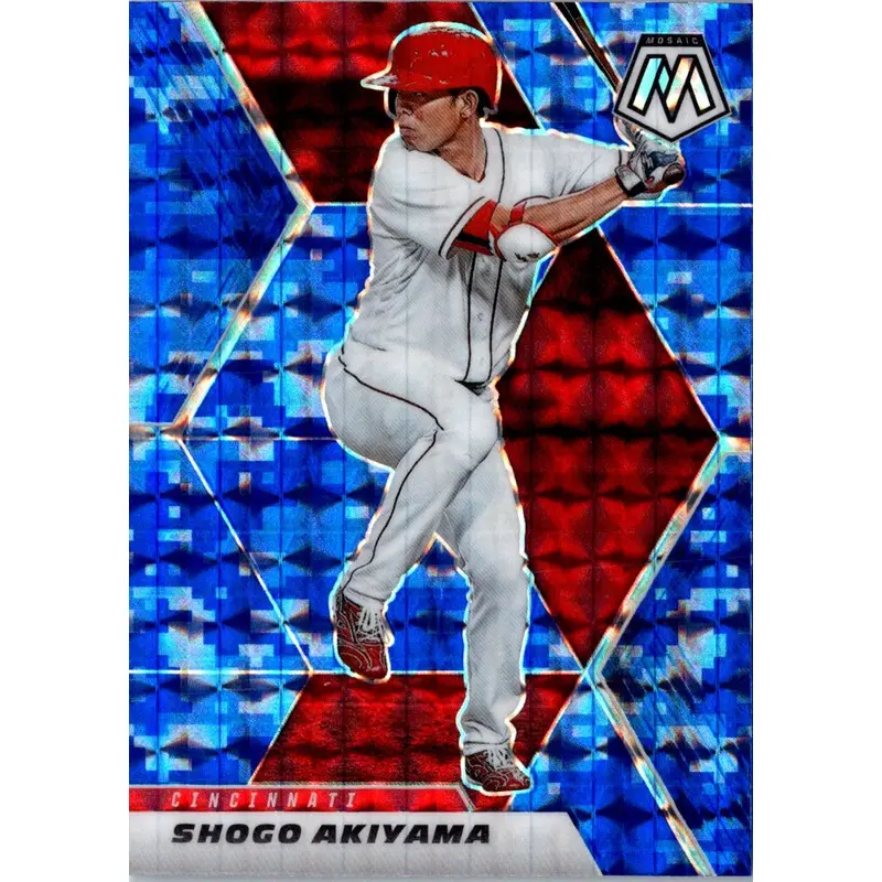 2021 Panini Mosaic Blue Shogo Akiyama #177