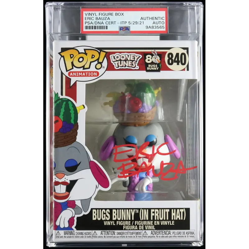 Eric Bauza Signed Funko Pop #840 Bugs Bunny PSA/DNA Auto