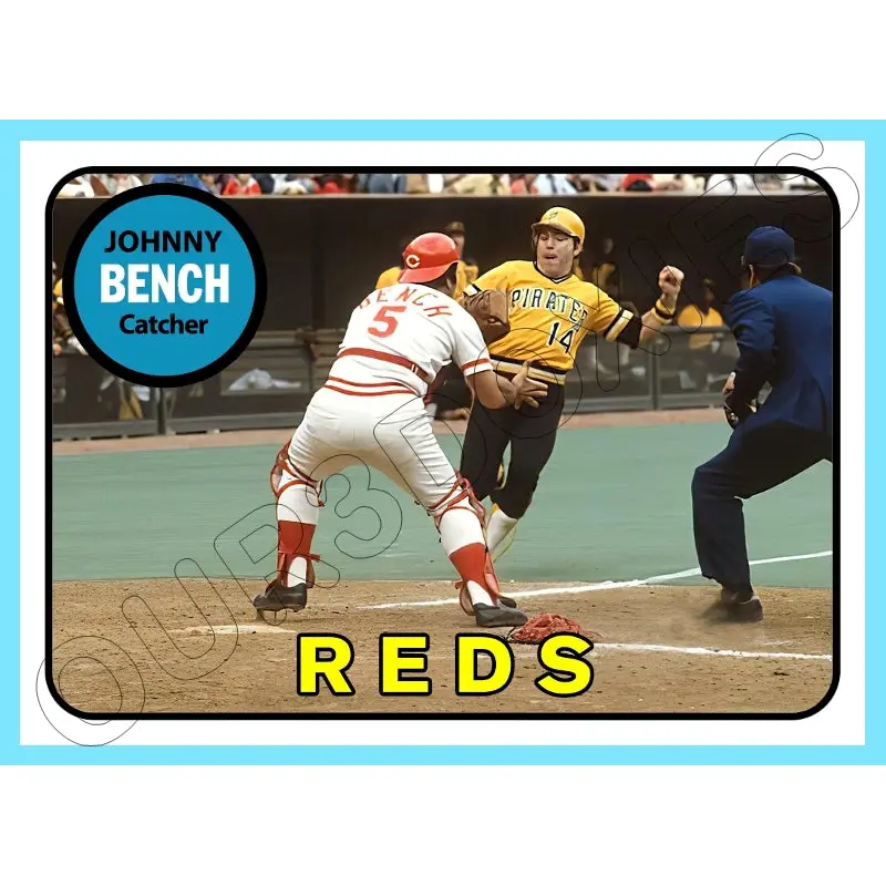 Johnny Bench 1969 Topps Custom Card - 4526