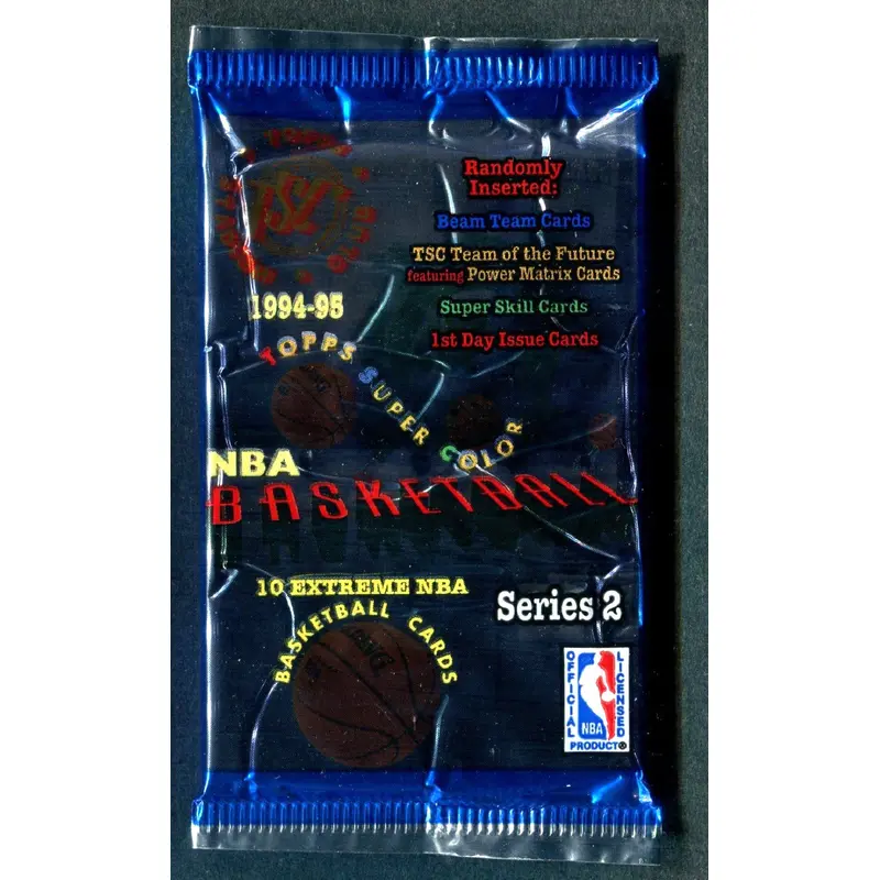 1994/95 Topps Stadium Club Basketball Unopened Series 2 Pack (10)