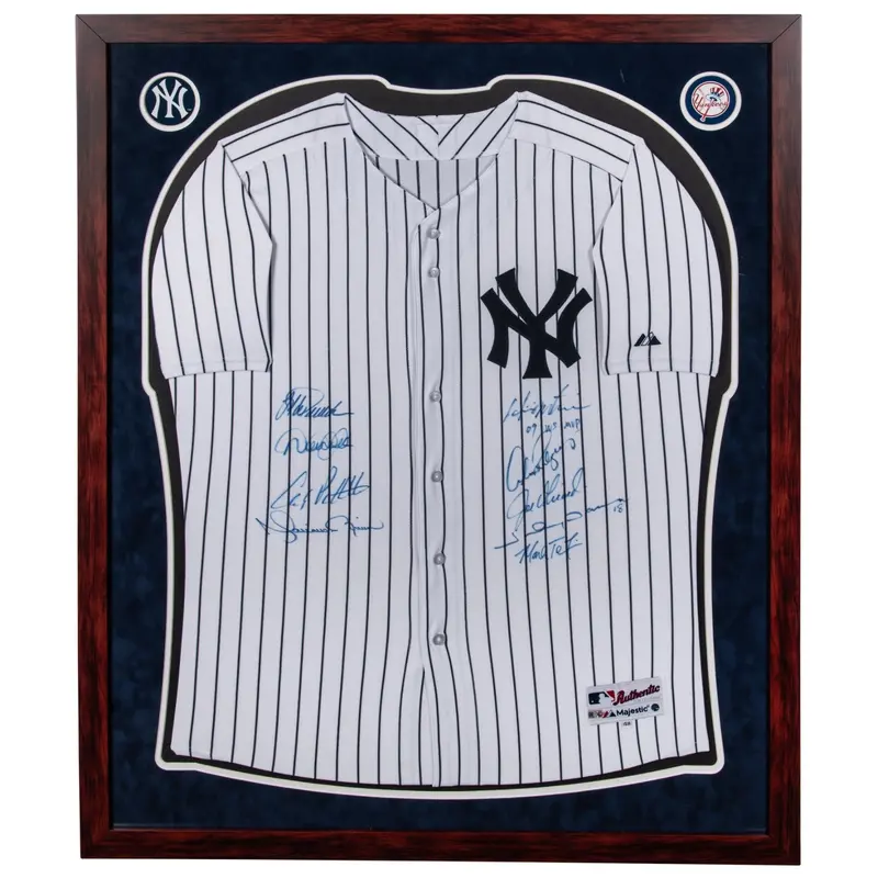 2009 New York Yankees World Series Champs Team Signed Jersey