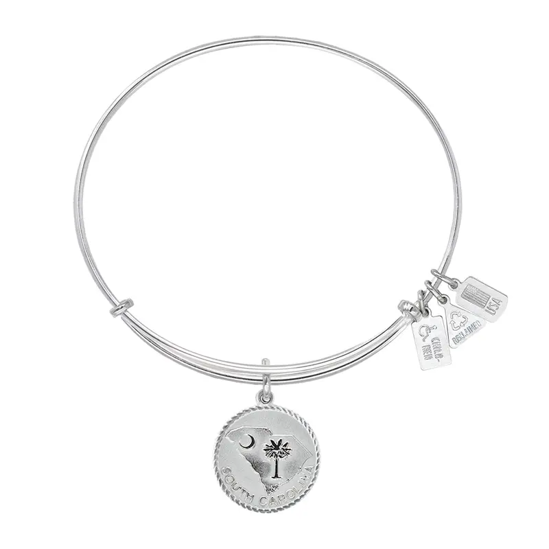 South Carolina Palmetto Charm Bangle
