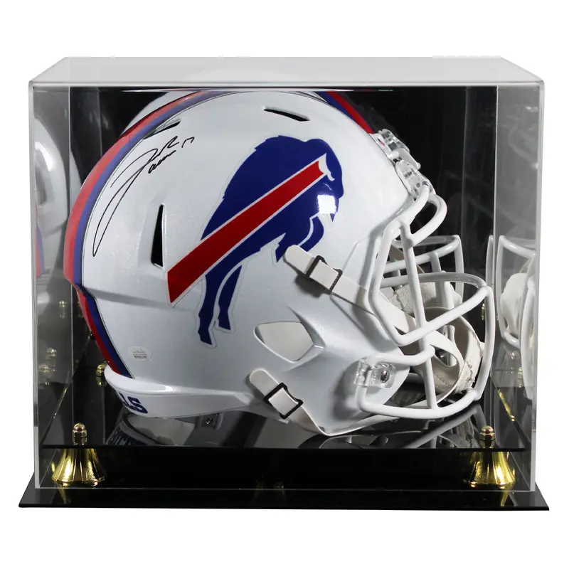 Bills Josh Allen Authentic Signed Full Size Speed Rep Helmet w/ Case JSA Witness