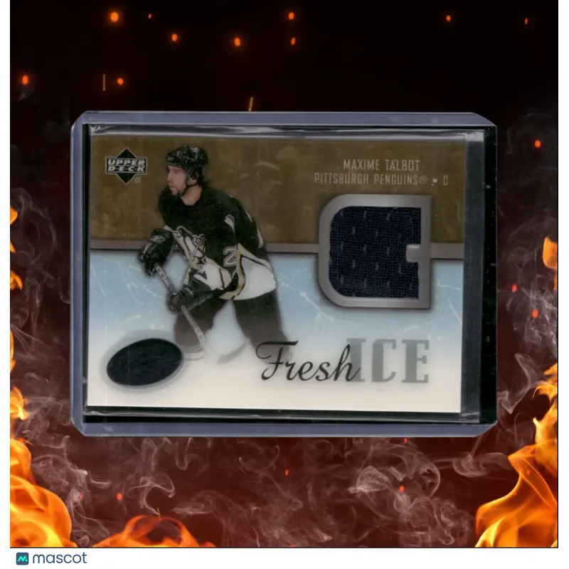 2005-06 Upper Deck Ice Maxime Talbot Fresh Ice Jersey #FI-MT