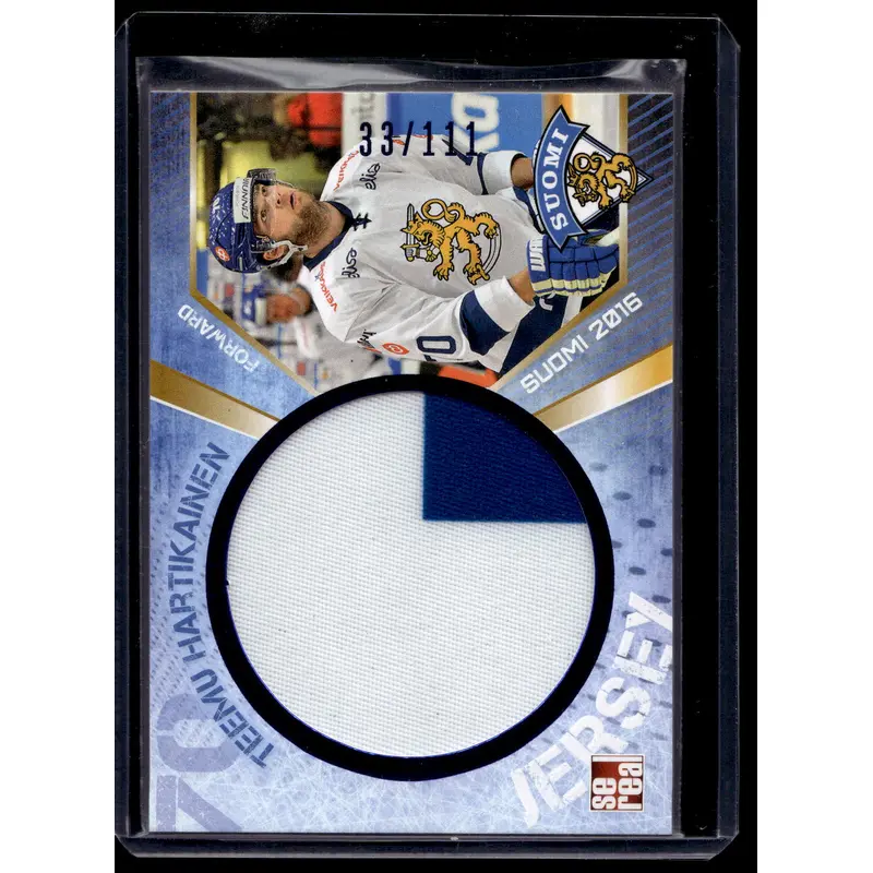 2016 Sereal Team Finland Jerseys - Teemu Hartikainen #FIN-JER-012 /111