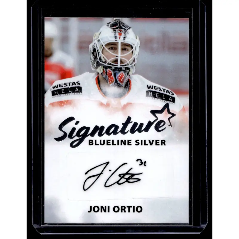 2024-25 Blueline Signature Silver - Joni Ortio #AU-JO /100