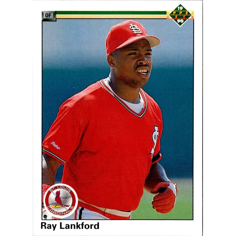 1990 Upper Deck Ray Lankford #755 Rookie