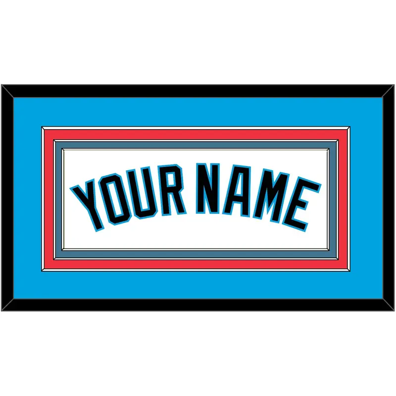 Miami Name - Home White - Triple Mat 2