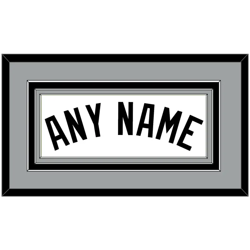 San Antonio Name - Home White (1989-2002) - Triple Mat 3