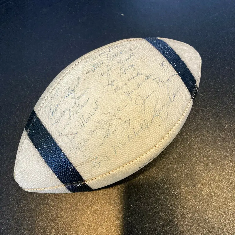 1961 Cleveland Browns Team Signed Autographed Wilson Football