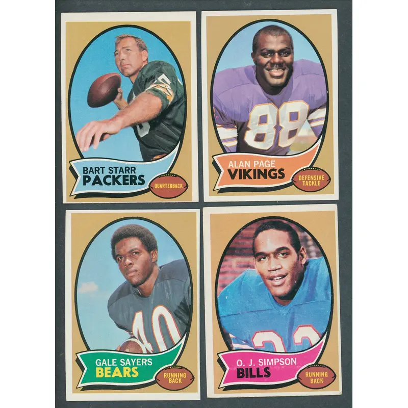 1970 Topps Football Near Set EX/MT NM