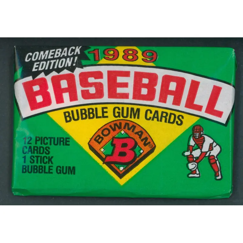 1989 Bowman Baseball Unopened Wax Pack