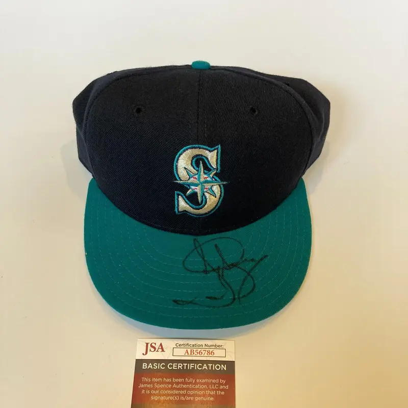 Jay Buhner Signed Authentic Seattle Mariners Baseball Hat JSA COA