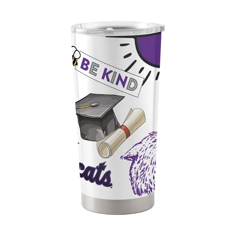 Kansas State 20oz Native Stainless Tumbler