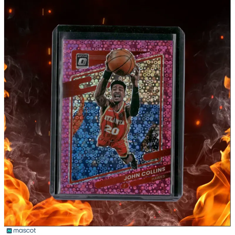 2021-22 Donruss Optic John Collins Fast Break Pink 1st Print 01/20 #129