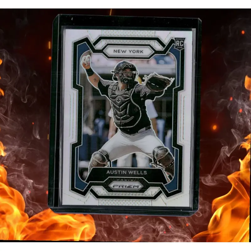 2024 Panini Prizm Austin Wells Silver Prizm Rookie #193