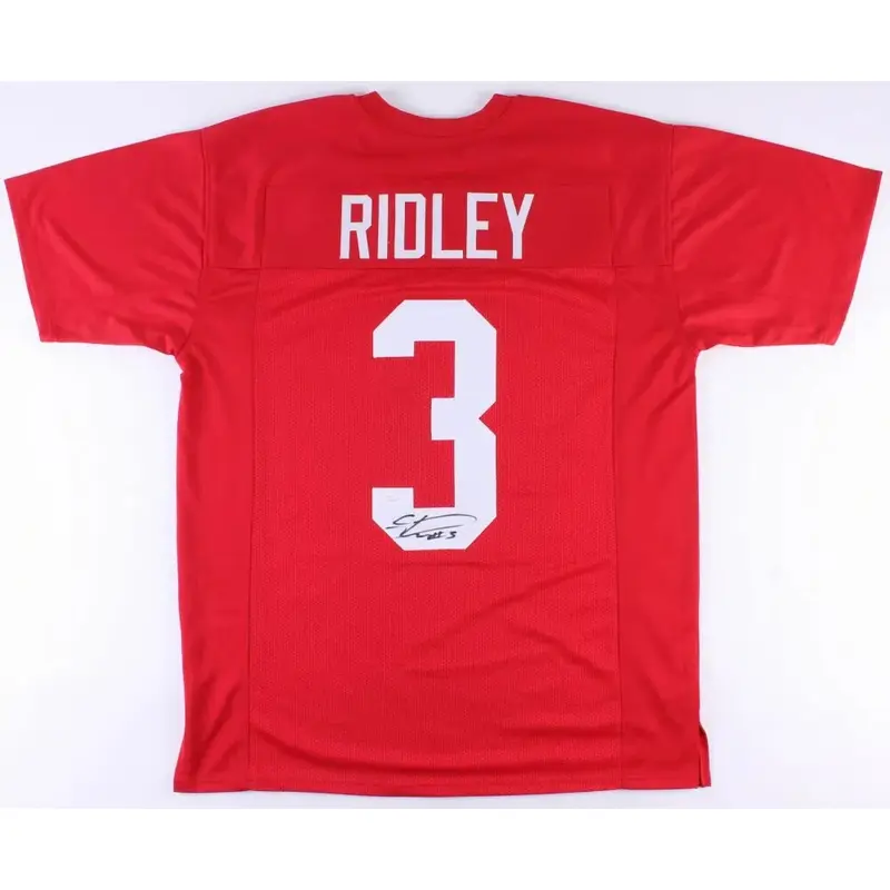 Calvin Ridley Autographed Alabama (Crimson #3) Custom Jersey