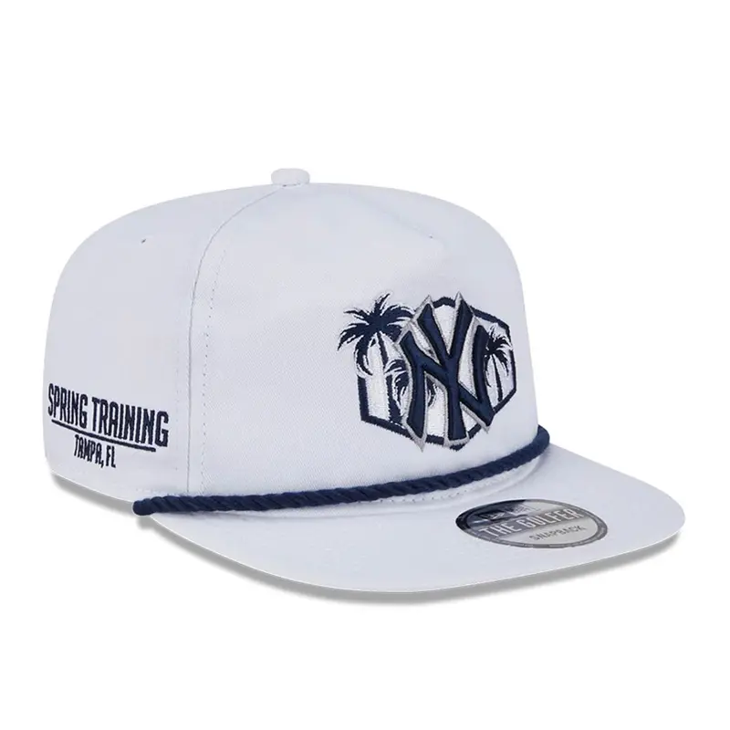 New York Yankees Spring Training Fan Pack 2025 White Golfer Adjustable Cap
