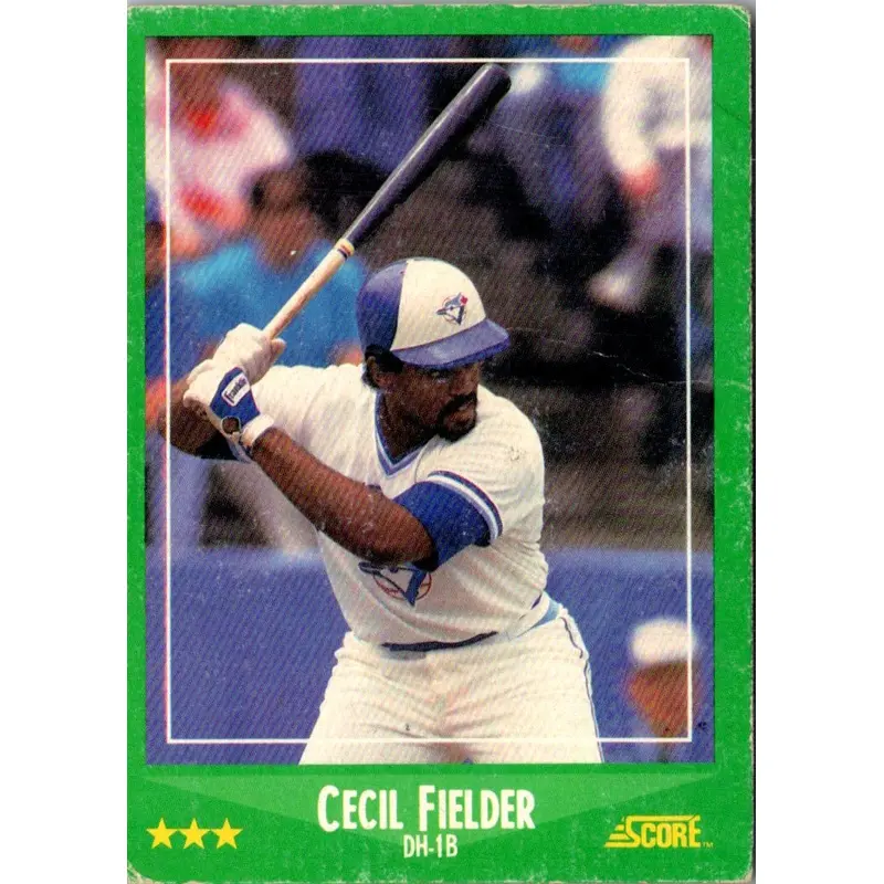 1988 Score Cecil Fielder #399