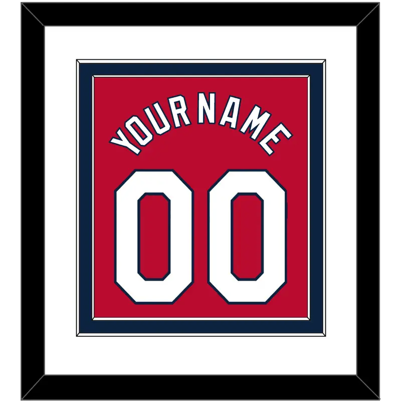St. Louis Name & Number - Spring Training Red - Double Mat 1