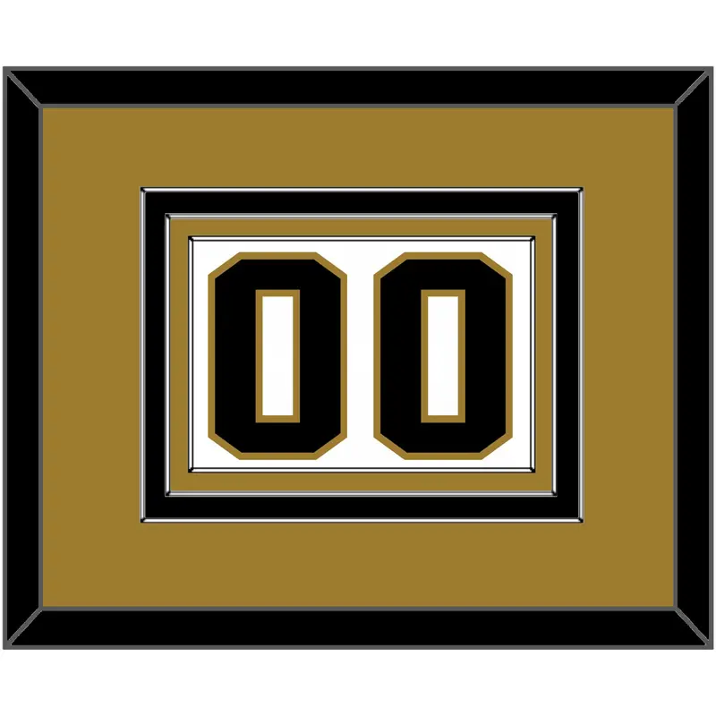 Wake Forest Basketball Number - Home White (2006-2009) - Triple Mat 3