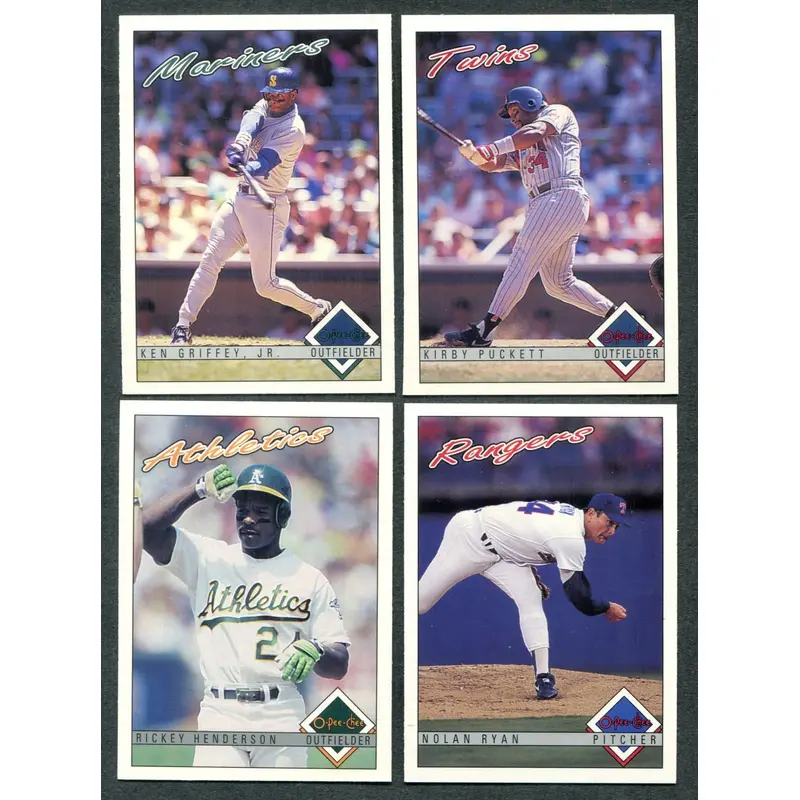 1993 OPC O-Pee-Chee Baseball Complete Set (396) (w/ inserts)