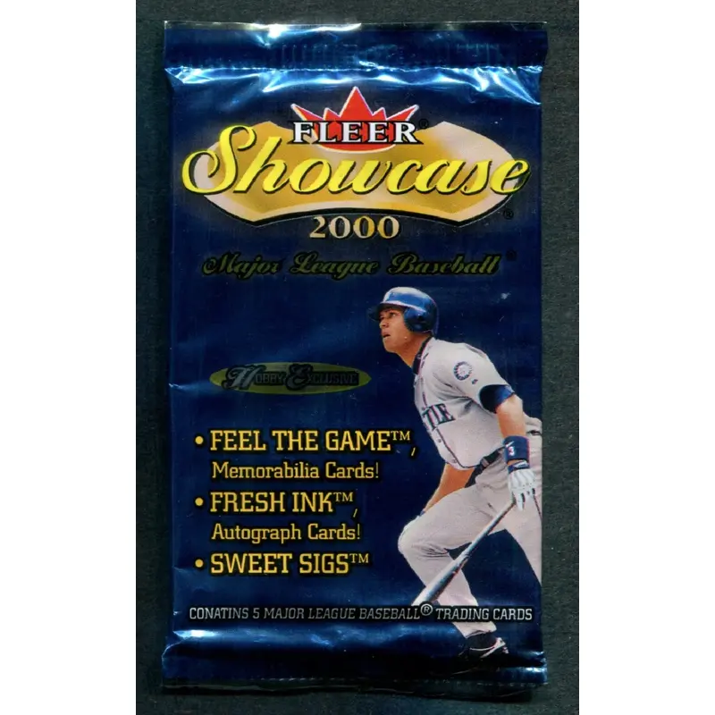 2000 Fleer Showcase Baseball Unopened Pack (Hobby)